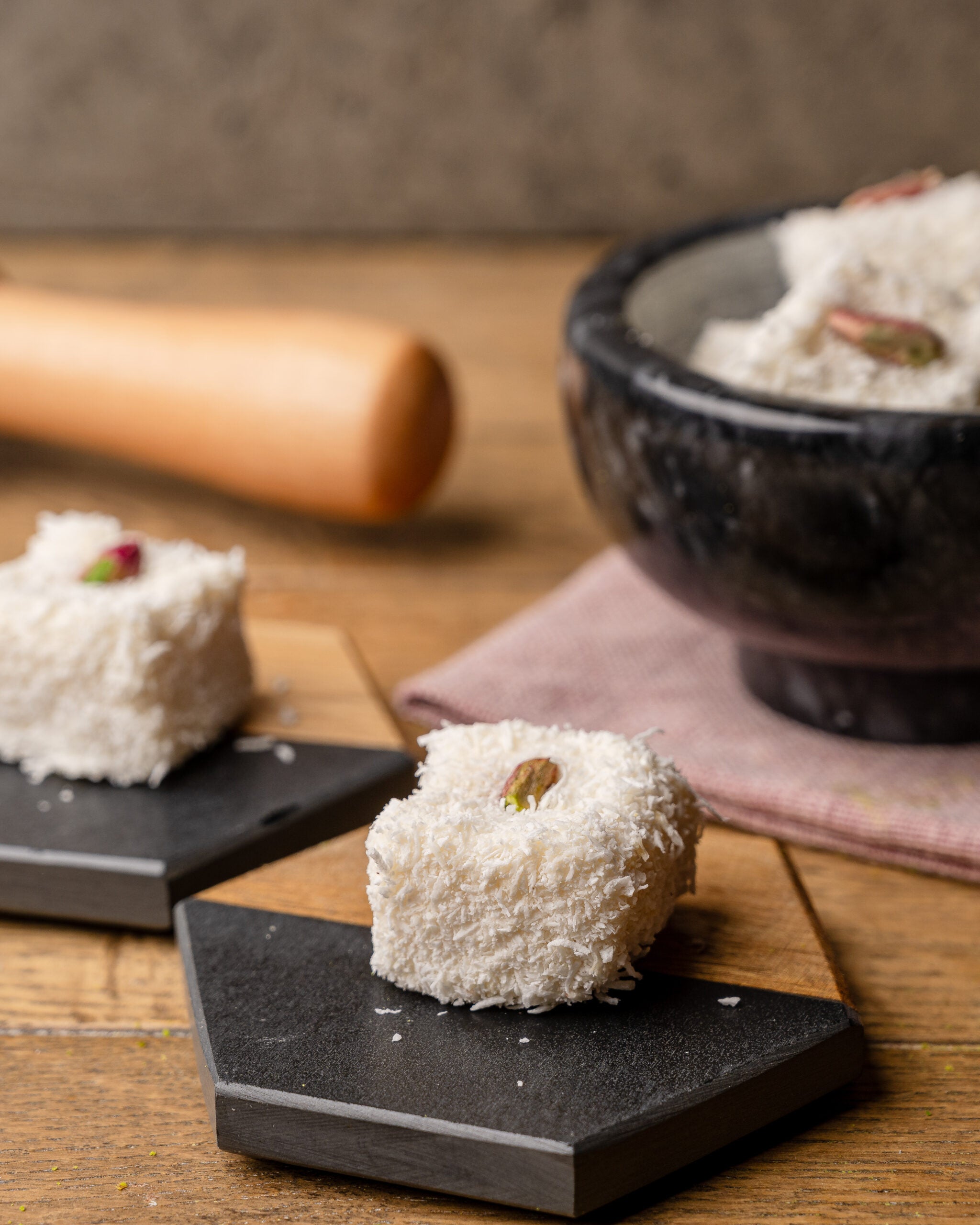 Kokosnuss Pistazien Turkish Delight