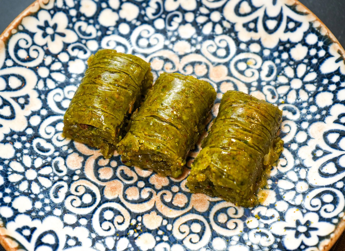 Pistazien Roll Baklava | 100% Pistazien