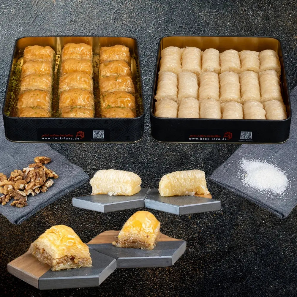 Duo Angebot - Baklava mit Walnuss und Kokos 