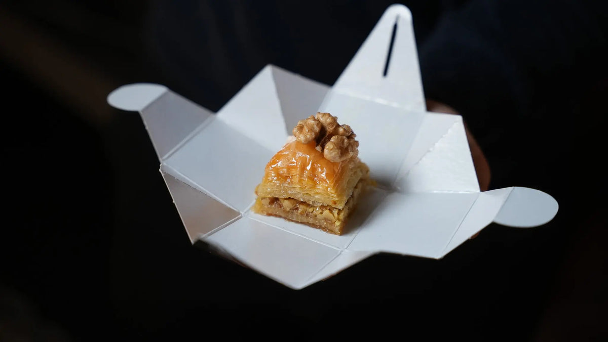 Adet cevizli baklava sunum kutusu | Etkinlik & Özel Seri – Back-Lava