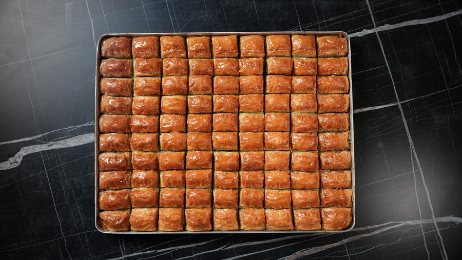 Hel bakke klassisk baklava til bryllupssale og eventsteder