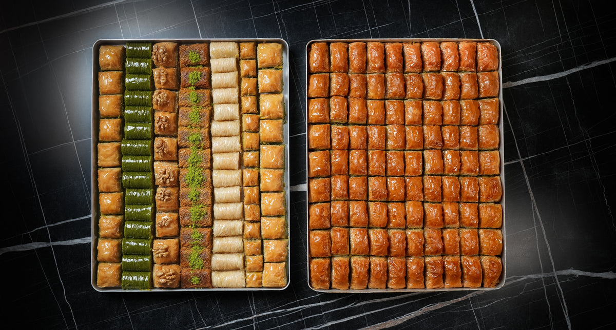To hele bakker baklava – blandede slags og klassisk baklava til bryllupper og catering